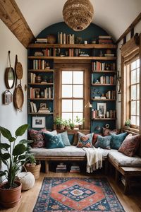 Cozy up in your own bohemian oasis! Discover 20 inspiring boho style reading nooks to create the ultimate relaxation retreat in your bedroom. Get ready to unwind in style! Click to explore and start designing your dream reading sanctuary today!