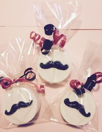 Chocolate covered Mustache Oreos