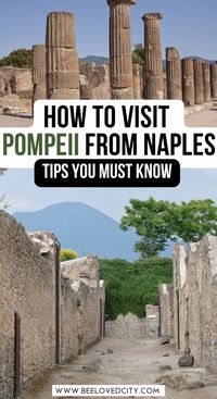 Heading to Italy soon? Discover exactly how to go on a day trip from Naples to Pompeii. I tell you everything you need to know to visit Pompeii. This includes Pompeii travel tips, recommendations and more. pompeii italy aesthetic, pompeii italy, pompeii italy travel, pompeii italy outfits, day trips from naples, pompeii naples, things to do in pompeii, italy travel