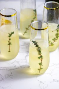 Lemon-Thyme Prosecco Cocktail – Giadzy