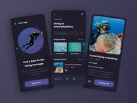 Scuba Diving App by Mochamad Hakim Haiman for Agensip UI UX Agency on Dribbble