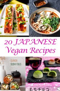 Round Up of 20 Tasty Japanese Vegan Recipes!      |     Organize your favourite recipes on your iPhone or iPad with @RecipeTin! Find out more here: www.recipetinapp.com      #recipes #japanese #vegan