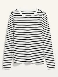 Long-Sleeve EveryWear Striped T-Shirt for Women | Old Navy