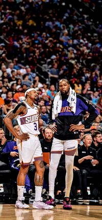 Bradley Beal & Kevin Durant | Phoenix Suns | NBA Wallpaper | Photo Via: Bleacher Report