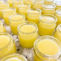 Our All Natural Vapor Rub is a soothing chest rub made with non-toxic ingredients that you can feel good about using! 1oz size - Perfect for home or travelMeasures 1.7” height x 1.7” diameter Ingredients: Olive Oil, Beeswax, Menthol, Camphor, Essential Oils (Eucalyptus, Peppermint, Rosemary, Frankincense, Lemon & Thyme) and Vitamin E Directions: Apply to chest for temporary relief of cough and congestion. Caution: For adults and children 2 years and over. Avoid contact with eyes. Do not use if y