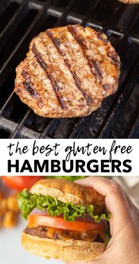 Satisfy your burger cravings with the best gluten-free beef burger recipe! Super juicy and flavorful, it's the perfect easy meal for a family dinner or a weekend get-together. This homemade recipe is sure to become a family favorite!"