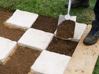 How to Lay a Checkerboard Patio Garden | Nustone