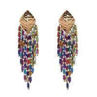 Catch the tan-and-turquoise summer vibes with these Caribbean Queen Beaded Earrings! Light as a feather, they'll keep your outfit breezy and stylish with their beachy bling. Feel the sea breeze and get set to turn heads! L- 11.8cm W- 3.5cm