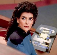 Deanna Troi in uniform🛐