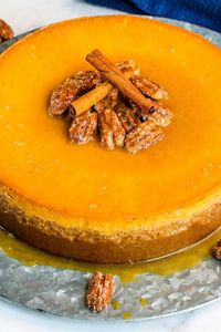 Caramel Pumpkin Cheesecake