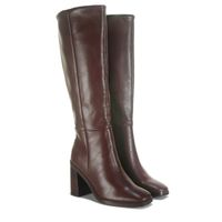 Sleek and stylish you can't go wrong with the Women's DV Dolce Vita Flapper Knee High Boot. Faux-leather or microsuede upper in a tall boot style with a square toe. Side zipper entry. Shaft height: 13". Circumference: 15". Smooth lining with a padded insole. Shaft height and circumference vary by size. Durable synthetic outsole with a 3" block heel.