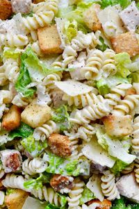 Chicken Caesar Pasta Salad - Just a Taste