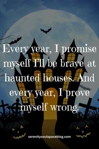 Self-awareness, thy name is terror. #halloweenquotesfunny #halloween #happyhalloween