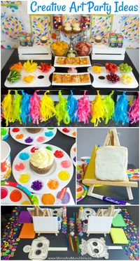 Art Birthday Party Ideas