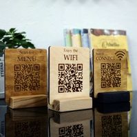 Op maat gemaakte QR-code menuteken wifi-teken - Etsy Nederland