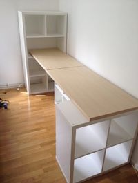 KALLAX desk ideas: Four ways to set up a workstation - IKEA Hackers