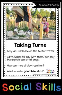 FRIENDSHIP SOCIAL STORIES IN KINDERGARTEN - Freebies and read alouds - social skill toolkit - conflict resolution - social skills - how to solve a conflict - friends tools role play - enemy pie - cut and paste activities to go with story - social stories printables #kindergartensocialization #kindergarten