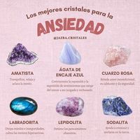 Cristales para ayudarte a balancear curar tu ansiedad, claro te acompaña con meditación.