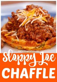 Keto Sloppy Joe Chaffle Recipe