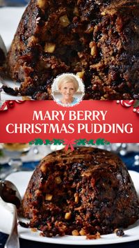 Mary Berry’s Christmas Pudding is made with dried mixed fruit, a cooking apple, orange rind and juice, brandy (or sherry/rum), butter, light muscovado sugar, eggs, self-raising flour, mixed spice, fresh white breadcrumbs, and whole shelled almonds. This traditional Christmas pudding recipe creates a festive dessert that takes about 9 hours and 20 minutes to prepare and can serve up to 6-8 people.