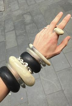 Bangle Stack, Stacked Bangles, Music Fashion, Closet Fashion