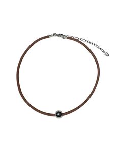 Black Suede Collar, Brown Leather, Indie Choker, Pearl Necklace, Stainless Steel Jewelry, Boho and Hippie - Etsy