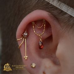 ear piercing • Instagram Comfy School Outfits, Ear Peircings, Creative Earrings, Geeky Girls, Body Jewelry Piercing, Blouse Designs Latest, Ear Jewelry, Body Jewelry