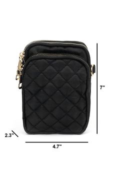 Take on every adventure with the Tori Quilted Cross body Bag! Its adjustable guitar strap adds a touch of rock and roll to your style while providing comfort and versatility. With 3 separate zipper pockets, you can keep all your essentials organized and easily accessible. Adjustable Guitar Strap Three Separate Zippered Pockets Back Charger/ Headphone Jack Hole Size: 7" Height, 4.7" Width, 2.3" Depth Quilted Cross, Quilted Crossbody Bag, Confident Woman, Guitar Strap, Cross Body Bag, Sling Bag, Body Bag, Rock And Roll, Cross Body