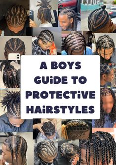 "A guide for multiple different protective hairstyle. where you will be able to learn the history behind the hair style, where it originated from, How to look after a protective hair style, how long it lasts and different facts about it.  be able to get ideas of what your next hairstyle could be and think about what might suite and look good on you. **This item is a Digital download** Once your purchase and payment have been processed your PDF files will be available as Instant Downloads  You will receive and email from Etsy with a link to your digital files with the text \"View your files on Etsy\".  just click on that link and you will be able to ACCESS your digital PDF files." What Type Of Hair Do I Have, Protective Hairstyles For Men, Protective Hairstyles Men, Box Braids For Men Short Hair, Men Hair Braiding Styles, Men’s Twists, Boys 2 Strand Twist, Little Boy Twist Hairstyles, Boy Braid Hairstyles