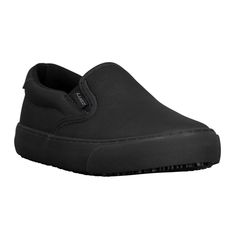 PRICES MAY VARY. Cushioned Insole for added comfort Leather Upper Vulcanized slip resistant rubber outsole Classic slip-on style with side gore panels that stretch for easy on/off Breathable lining with a padded collar for a comfortable fit Non Slip Shoes Restaurant Women, Non Slip Work Shoes, Non Slip Shoes, Work Sneakers, Work Shoe, Shoe Black, Lace Slip, Kids Luggage, Luxury Store