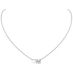 PRICES MAY VARY. ❤NECKLACE DIMENSION❤Chain length: 16 inches + 2 inches, make this silver necklace for women perfect fit for women of all ages. The monogram necklaces for women can be personalized customized to make it a meaningful necklace. ♚ ChicSilver Jewelry ♚---Professional 925 Sterling Silver Jewelry Brand ChicSilver Jewelry is committed to providing providing high-quality products, original design and excellent service. Every jewelry has its own unique meaning, give it to your loved one, Dainty Silver Initial Necklace For Valentine's Day, Silver Heart Pendant Initial Necklace In Sterling Silver, Silver Heart Necklace With Initial Pendant, Silver Heart Initial Necklace For Valentine's Day, Silver Sterling Silver Heart Pendant Initial Necklace, Silver Heart Initial Pendant Necklace, Silver Heart Pendant Initial Necklace For Mother's Day, Silver Heart Initial Pendant Necklace With Adjustable Chain, Silver Initials Necklace For Valentine's Day