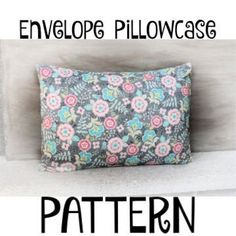 the pattern for this pillow is easy to sew and can be made in any size