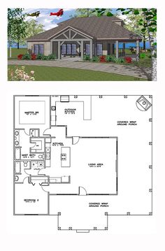 two story house plans with one bedroom and an open floor plan