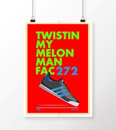 a poster with the words, twinsin my melon man fac72