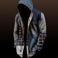 Season:Fall  Winter; Fabric:Polyester; Sleeve Length:Long Sleeve; Gender:Men's; Style:Vintage; Occasion:Daily Wear,Going out; Outerwear Length:Long; Placket:Zipper; Fit Type:Regular Fit; Function:Thermal Warm; Pattern:Color Block,Plaid / Check; Design:Pocket,Print; Neckline:Hooded; Outerwear Type:Coat,Fleece Jacket,Hoodie Jacket,Winter Coat; Listing Date:11/16/2023; Bust:; Length:; Shoulder Width: Vintage Fleece Jacket, Mens Fleece Jacket, Polyester Jacket, Hoodie Coat, Fleece Coat, Mens Fleece, Print Jacket, Mens Outerwear, Jacket Coat