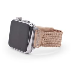 ALOR's iconic stainless steel cable meets the world of tech with iALOR(tm), a luxury designer Apple Watch(R) band. Featuring a combination of 2.5 and 2mm cables that have been exclusively designed for use with the Apple Watch(R). This classic and sophisticated design is interchangeable as a women's Apple Watch(R) band and men's Apple Watch(R) band. This 8-row rose stainless steel cable watch band will fit a 38-42mm Apple Watch(R) and is adjustable from 6.25 to 8.25 inches, sizable in 0.25 inch i Rose Apple, Apple Watch Bands Women, Apple Roses, Stainless Steel Cable, Apple Cases, Apple Watch Strap, Sophisticated Design, Sparkle Diamonds, Watch Strap