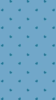 a blue background with hearts on it