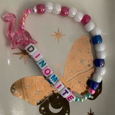 Brand New. One Of A Kind. Has A Pink Dinosaur With Beads That Sparkle Different Colors In The Light. Great For Edm, Plur, Rave, Plur, Vsco, Y2k, Kawaii, Positivity, Zen, Yoga, Meditation, Affirmations, Ocean, Nautical, Beach, Journey, Growth, Healing, Spiritual, Self Love, Self Care, Hippie, Gypsy, Boho, Bohemian, Hippie, Gypsy, Animal, Iridescent, Colorful, Bright, Nature, Ab Kidcore Kandi Bracelets, Kandy Braclets, Funny Kandi Bracelets, Kawaii Positivity, Spiritual Self Love, Rave Core, Dinosaur Bracelet, Rave Kandi Ideas, Kandi Jewelry