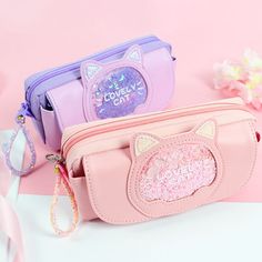 Specification: Pencil CaseSize: 21cm x 7cm Weight: about 0.12kgColor: 4 colors for choose Material: Canvas Package: 1 x Pencil bag Cat School, Cat Pencil Case, Christmas Elf Outfit, Pink Pencil, School Pencil Case, Christmas Tree Dress, Kawaii Bags, Kawaii Backpack, Kawaii Pens