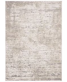 an area rug with white and grey colors on the floor, in front of a white background