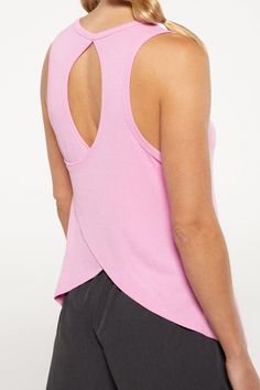 We think you’ll be tickled pink at the sight of this three-piece set: a ribbed tank top with a draped keyhole back, stretch woven shorts with a smocked waist, and a high-impact bra with molded cups and adjustable straps. Summer Tops With Seamless 4-way Stretch, Summer Tops With Built-in Bra For Workout, Summer Gym Crop Top With Cross Back, Summer Seamless Activewear For Loungewear, Summer Stretch Tank Top With Ruched Back, Stretch Tank Top With Ruched Back For Summer, Seamless Summer Tops With 4-way Stretch, Seamless Cross Back Tank Top For Summer, Summer Seamless Cross Back Tank Top