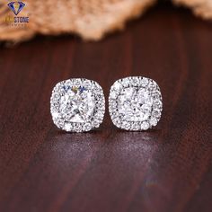 Welcome to our listing for a stunning Diamond Earring that will leave you truly mesmerized! We are blessed with 5000+ satisfied customer with great response.  Earring -175  ✥ 𝐌𝐚𝐢𝐧 𝐒𝐭𝐨𝐧𝐞 𝐃𝐞𝐭𝐚𝐢𝐥𝐬 ↣ Shape : Cushion & Round Cut  ↣ Type : CVD/HPHT ↣ Weight - 2.66 TDW - 34 Diamond   (1.11ct Cushion EF VS - 2 Diamond)  (0.013ct Round EF VS - 32 Diamond)  ↣ Gold Weight ( White Gold) :  10 K - 2.30 gm 14 K - 2.40 gm 18 K - 2.50 gm Comes in jewelry box Celebrate your love story with a symb Gia Certified Fine Jewelry Cluster Earrings For Wedding, Wedding Earrings With Lab Grown Diamonds, Cushion Cut Diamond Accent Wedding Earrings, Cushion Cut Diamond Accent Earrings For Wedding, White Gold Lab Grown Diamond Earrings For Wedding, Gia Certified Diamond Earrings For Wedding, Wedding Earrings In White Gold With Lab Grown Diamonds, White Gold Wedding Earrings With Lab Grown Diamonds, Gia Certified Diamond Bridal Earrings For Wedding