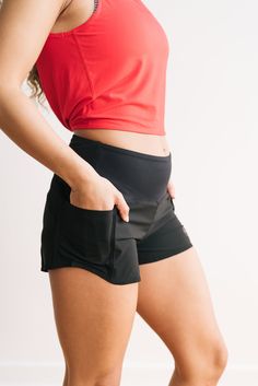 3.5'' Inseam, high rise waistband, underwear liner Small back key/card pocket built into waistband Outer pocket on each hip Elite Shorts are perfect for running, cross fit, weight training, HIIT and every day lounging Color: Grey - Black Size: XS - XXL. Sizing is true to size. If debating between two sizes, we recommen Lightweight Black Activewear For Summer, Elastic Black Activewear For Training, Black Elastic Activewear For Training, Black Elastic Casual Activewear, Fitted Lightweight Black Activewear, Lightweight Black Activewear For Gym, Lightweight Black Activewear For Yoga, Black Lightweight Yoga Activewear, Lightweight Black Yoga Activewear