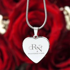 Surprise your loved one by giving them this sweet Engraved Heart Necklace! It's a classic and heartfelt jewelry piece that is sure be treasured. If the custom engraving option is available, you can choose to personalize onto the back of the pendant your loved one's name, a special date, or anything else you want to remember and keep you close to their heart. Each personalized piece offers exceptional craftsmanship that is fit to be an instant classic in your family.The Engraved Heart Necklace is attached to an adjustable snake chain, and made from high quality stainless steel, and is also available in an 18K yellow gold finish option. Product Specifications: Pendant size 0.9" x 0.94" (2.3cm x 2.4cm) 18"-22" Adjustable snake chain Lobster clasp attachment Polished stainless steel or 18K yel Engraved Heart Name Necklace For Personalized Gift, Personalized Engraved Heart Name Necklace, Valentine's Day Laser Engraved Stainless Steel Jewelry, Engraved Heart Nameplate Necklace For Anniversary, Personalized White Gold Necklace With Heart Charm, Personalized Engraved Nameplate Heart Necklace, Personalized Silver Necklace For Valentine's Day, Customizable Heart Necklace For Personalized Gift, Anniversary Engraved White Gold Heart Necklace