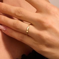 Enhance your style with our 14k Solid Gold Engraved Signet Ring. This minimalist, custom name ring is perfect for women, featuring a flat bar design with a personalized monogram. Elevate your look with this elegant ladies' pinky ring. Give a gift they will be extremely happy with a personalized minimalist rings that customized with their initials or their beloved ones... Ring Details ❥ Gold KT: 14k 18k 10k Solid Gold ❥ Gold Color Options: Rose Gold, Yellow Gold, White Gold ❥ Thickness: 0.94 mm ❥ Simple Gold Engraved Promise Ring, Simple Gold Engraved Ring For Anniversary, Classic Personalized 14k Gold Midi Rings, Minimalist Gold Engraved Midi Rings, Minimalist Engraved Gold Midi Rings, Gold Minimalist Stackable Engraved Ring, Minimalist Gold Engraved Stackable Ring, Minimalist Adjustable Engraved Open Ring, Minimalist Adjustable Open Engraved Ring