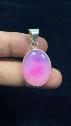 Gemstone: Natural Pink Banded Agate Material : Gemstone/925 Sterling Silver Plated   Shape & Size : Oval Stone Length : Approximately 1" To 2" Long Plating : 925 Sterling Silver Plating Style : Necklace Fancy Pendants Note : We Ship Parcel Via India Post Economy Shipping It's Take 20 To 25 Days To Arrive. I guarantee that it is 100% NATURAL and free of treatments of any kind. Check my other items frequently. I will be adding to the inventory regularly. Be sure to visit my shop to check for any c Oval Agate Healing Jewelry, Oval Cabochon Agate Jewelry For Gifts, Healing Round Agate Gemstones, Oval Agate Gemstone Jewelry, Oval Agate Gemstones For Gift, Pink Sterling Silver Oval Pendant Jewelry, Pink Sterling Silver Jewelry With Oval Pendant, Large Agate Stone Gemstone For Gift, Large Agate Gemstone As A Gift