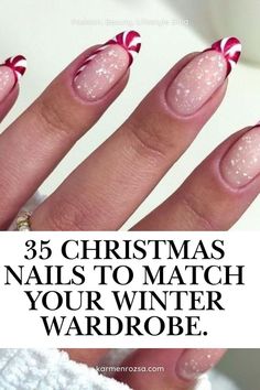 Explore stunning Christmas nail designs to complement your winter wardrobe. These festive styles include glitter, candy cane details, and elegant red and white patterns. Perfect for anyone looking to elevate their holiday aesthetic with chic and seasonal nail art.