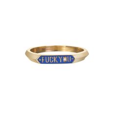 FU Signet Ring in Gold - Nora Kogan Nyc Brooklyn, Cartier Panthere, Flowers Tattoo, Dope Jewelry, Ring Ideas, Funky Jewelry, Jewelry Lookbook, Designer Fashion Jewelry, Fine Jewelry Designers