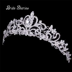 Tiaras And Crowns Wedding, Wedding Crown Tiara, Hair Accessories Crown, Hair Accessories Tiara, Crystal Bridal Tiaras, Princess Tiara, Bridal Hair Jewelry