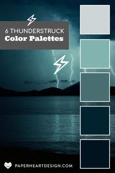 the color palette for thunder struck